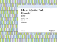 Bach, J S: Concerto d minor BWV 974