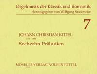 Kittel, J C: 16 Präludien
