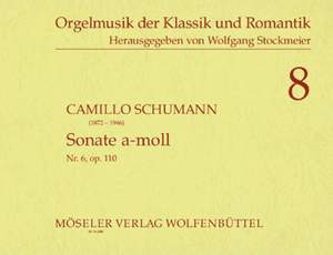 Schumann, C: Sonate Nr. 6 a-Moll A minor op. 110