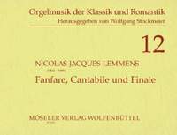 Lemmens, J: Fanfare, Cantabile and Finale 12