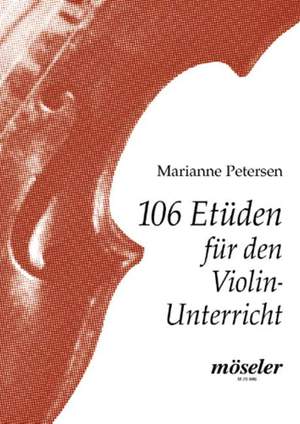 Petersen, M: 106 etudes for the violin lessons