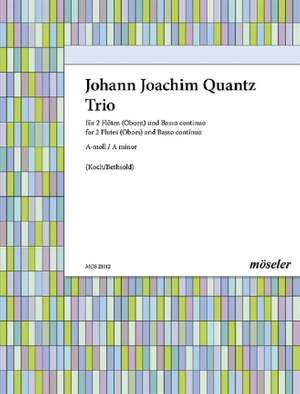 Quantz, J J: Trio sonata A minor