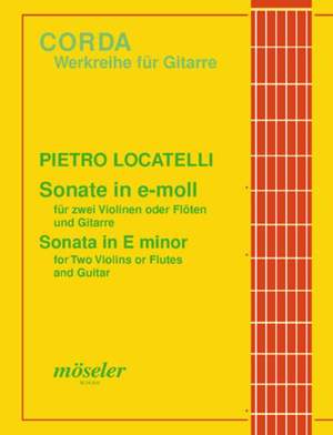 Locatelli, P A: Sonata E minor op. 5/2
