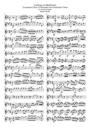 Beethoven: TÄnze Und Menuette [h