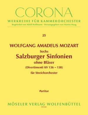 Mozart, W A: Three Salzburg sinfonies KV 136-138 25