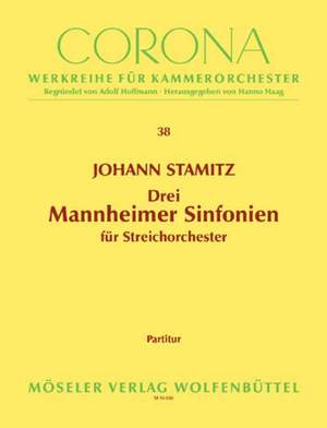 Stamitz, J W A: Three Mannheim sinfonies 38