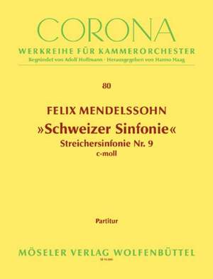 Mendelssohn: Swiss symphony WoO MWV N9