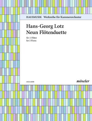 Lotz, H: Neun Flötenduette