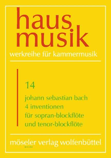 Bach, J S: Four inventions