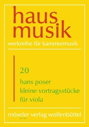 Poser, H: Kleine Vortragsstücke