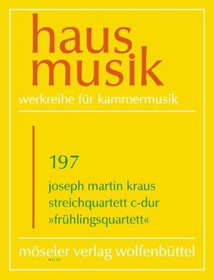 Kraus, J M: String quartet C major WoO 197