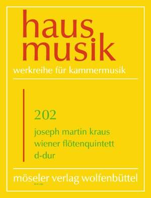Kraus, J M: Viennese flute quintet D major 202