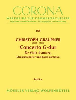 Graupner, C: Concerto G major 166