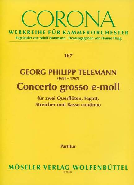 Telemann: Concerto grosso E minor TWV 52:e2