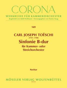 Toeschi, C J: Sinfonie B-Dur B flat major op. 1/5