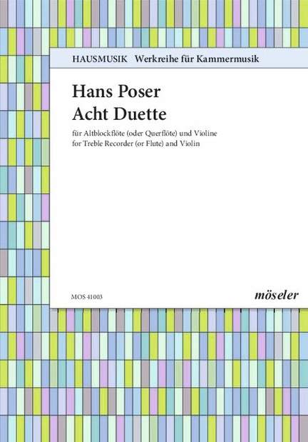 Poser, H: Eight duets