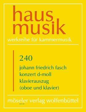 Fasch, J F: Concerto D minor 240