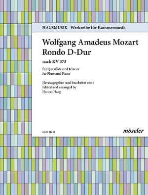Mozart, W A: Rondo D major KV 373 244