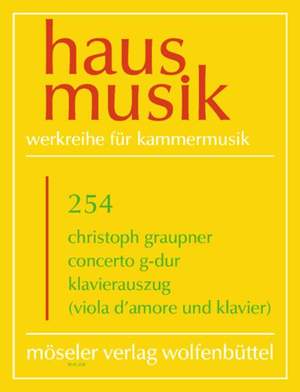 Graupner, C: Concerto G major 254