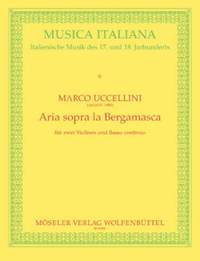 Uccellini, M: Aria sopra "La Bergamasca"