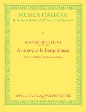 Uccellini, M: Aria sopra "La Bergamasca"