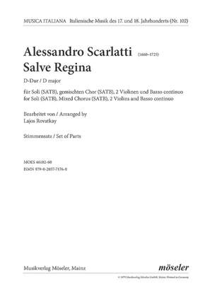 Scarlatti, A: Salve Regina D minor 102
