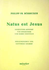 Boeddecker, P F: Natus est Jesus