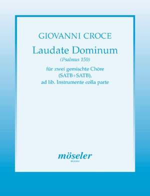 Croce, G: Laudate Dominum in sanctis eius