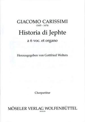 Carissimi, G: Historia di Jephte