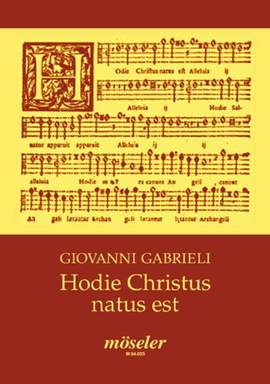 Gabrieli, G: Hodie Christus natus est