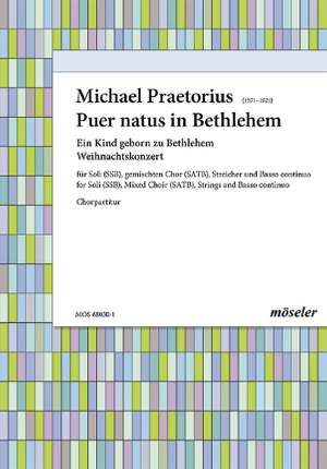 Praetorius, M: A child is born in Bethlehem