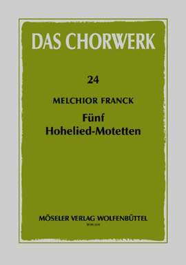 Franck, M: Five Song of Salomon motets