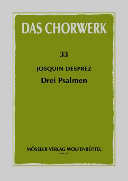 Préz, J d: Three psalms