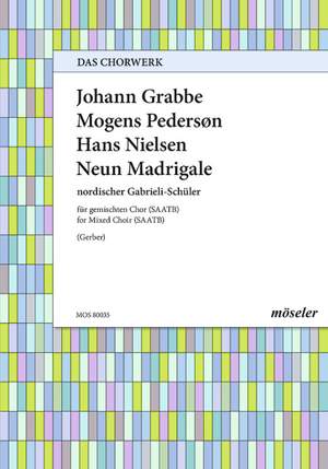 Nine madrigals of Gabrieli’s Nordic pupils 35