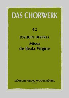 Préz, J d: Missa de Beata Virgine