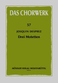 Préz, J d: Drei Motetten