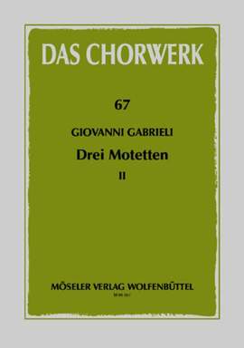 Gabrieli, G: Drei Motetten Issue 2