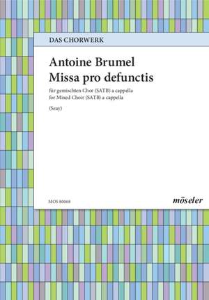 Brumel, A: Missa pro defunctis