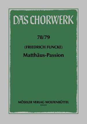 Funcke, F: Matthäus-Passion