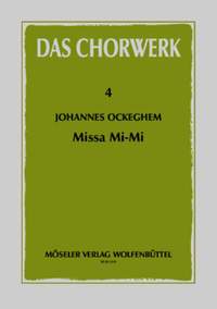 Okeghem, J: Missa "Mi-Mi"
