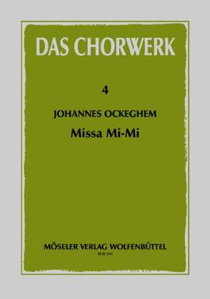 Okeghem, J: Missa "Mi-Mi"