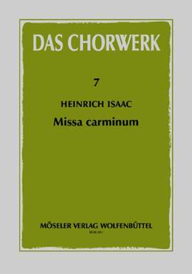 Isaac, H: Missa carminum
