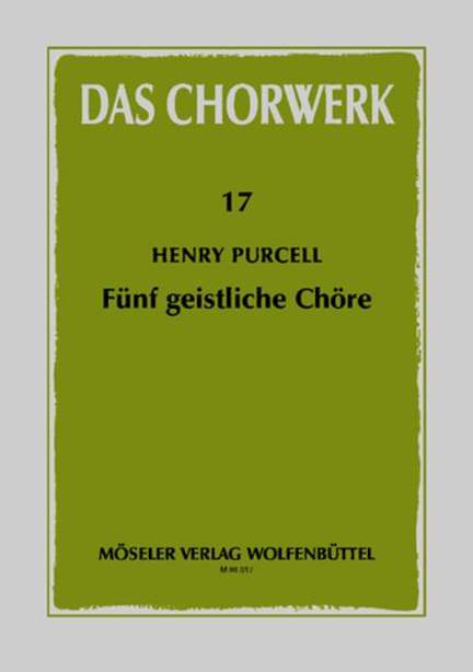 Purcell, H: Five sacred choral settings