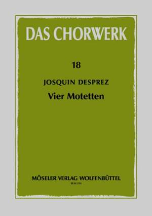 Préz, J d: Four motets 18