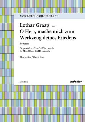 Graap, L: O Lord make me an instrument of your peace 32