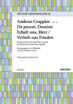 Crappius, A: Da pacem, Domine