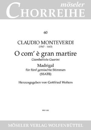 Monteverdi, C: O what great torment SV 61 60
