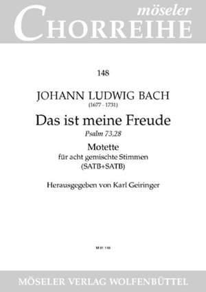 Bach, J L: For me it is good 148