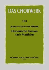 Meder, J V: Matthäus-Passion