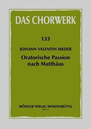 Meder, J V: Matthäus-Passion